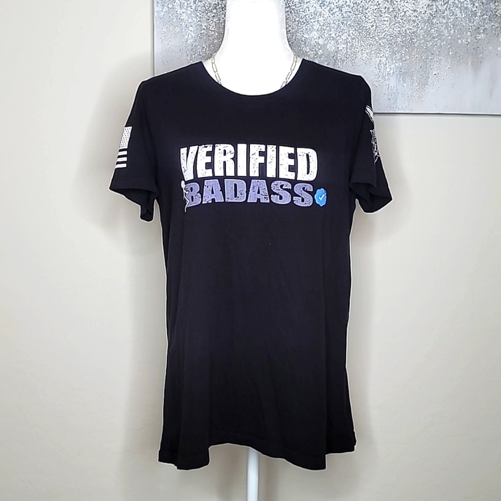 Woman's We The People Verified Badass Logo T-Shirt